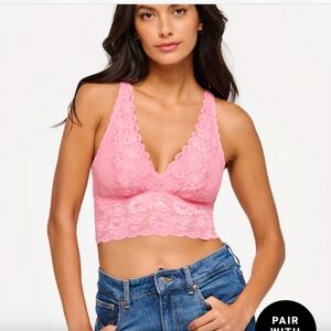 Pink Lace Bralette